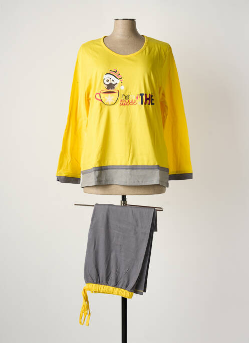Pyjama tissage jersey jaune ROSE POMME femme
