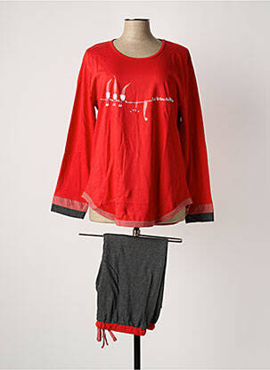 Pyjama bas pantalon rouge ROSE POMME femme
