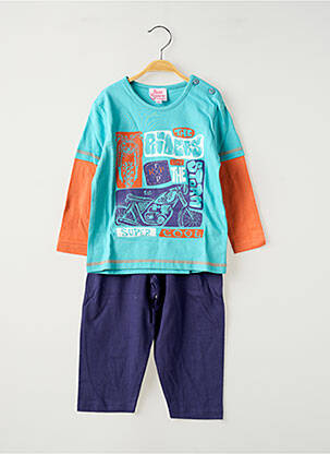 Pyjama bas pantalon bleu ROSE POMME garcon