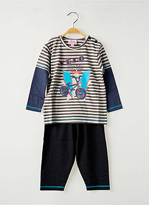 Pyjama bas pantalon gris ROSE POMME garcon