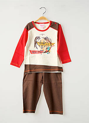 Pyjama bas pantalon marron ROSE POMME garcon