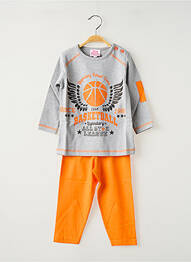 Pyjama manches longues gris ROSE POMME garcon