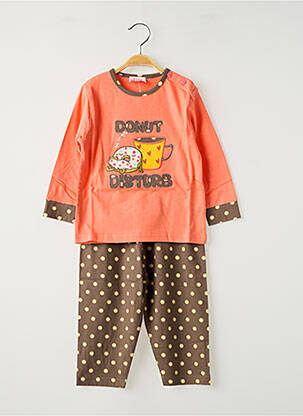 Pyjama tissage jersey rose ROSE POMME fille