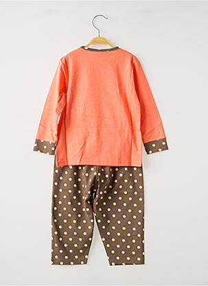 Pyjama tissage jersey rose ROSE POMME fille