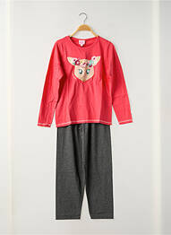 Pyjama tissage jersey rose ROSE POMME fille
