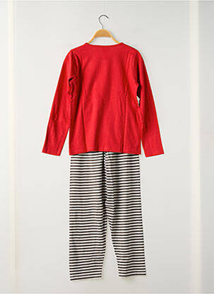 Pyjama tissage jersey rouge ROSE POMME fille