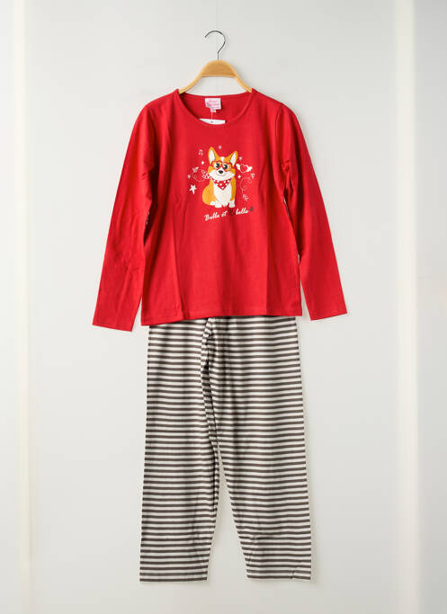 Pyjama rouge ROSE POMME fille