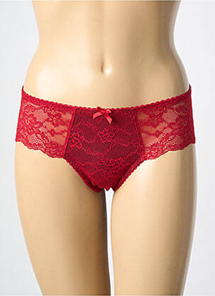 Culotte tissage dentelle rouge ROSA FAIA femme