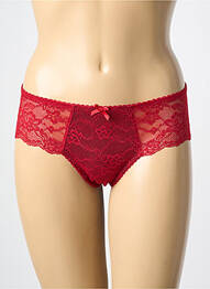 Culotte tissage dentelle rouge ROSA FAIA femme