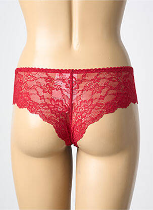 Culotte tissage dentelle rouge ROSA FAIA femme
