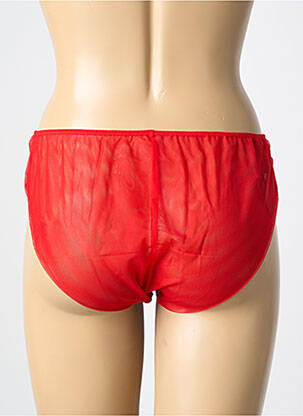 Shorty légère et transparente rouge AMBRA femme