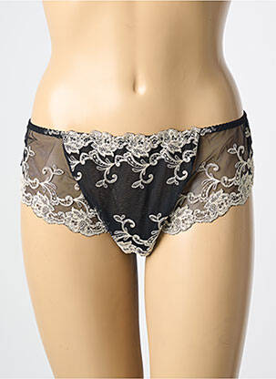 Shorty légère et transparente noir AMBRA femme