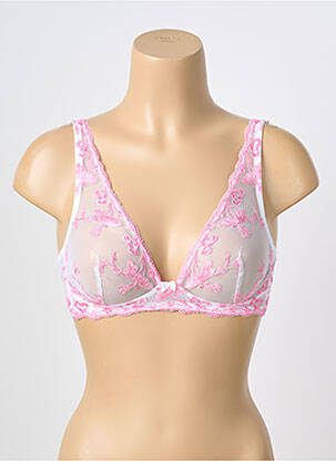 Soutien-gorge légère et transparente haut soutien-gorge emboitant rose AMBRA femme