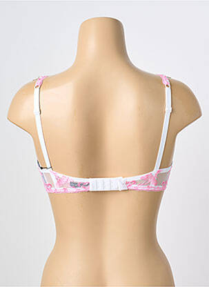 Soutien-gorge légère et transparente haut soutien-gorge emboitant rose AMBRA femme