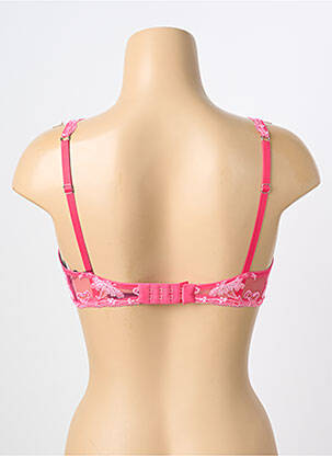 Soutien-gorge légère et transparente haut soutien-gorge emboitant rose AMBRA femme