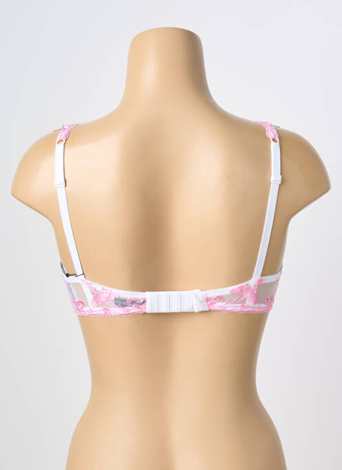 Soutien-gorge légère et transparente haut soutien-gorge emboitant rose AMBRA femme