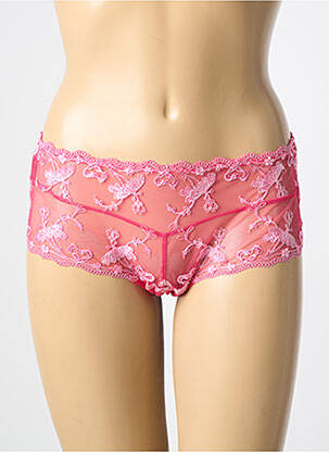 Shorty légère et transparente rose AMBRA femme