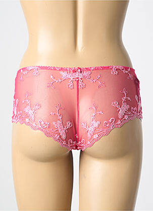 Shorty broderie rose AMBRA femme