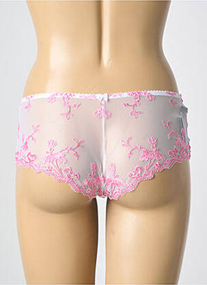 Shorty broderie rose AMBRA femme