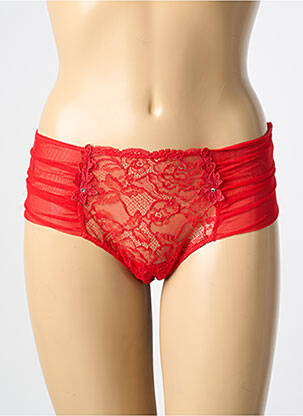 Shorty stretch rouge AMBRA femme