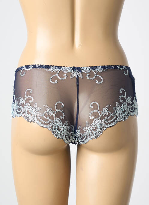 Shorty broderie bleu AMBRA femme