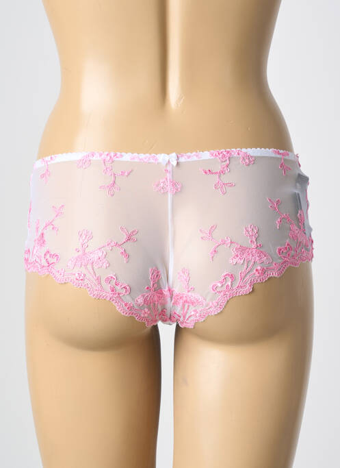 Shorty broderie rose AMBRA femme