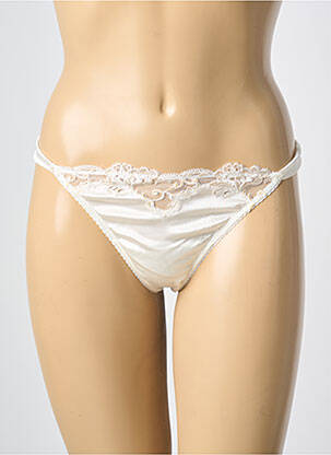 Culotte broderie dentelle de calais beige AMBRA femme