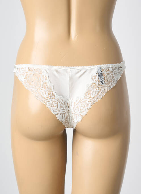 Culotte broderie dentelle de calais beige AMBRA femme