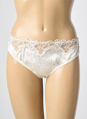 Culotte broderie dentelle de calais beige AMBRA femme