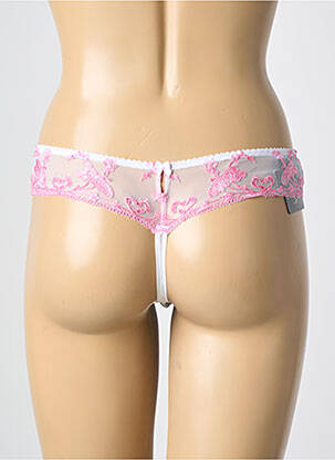 Tanga stretch rose AMBRA femme