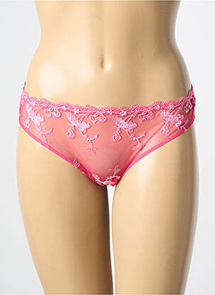 Tanga stretch rose AMBRA femme