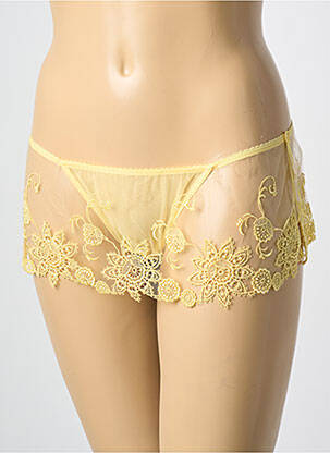 Tanga stretch jaune AMBRA femme