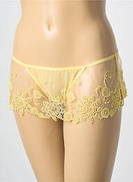 Tanga stretch jaune AMBRA femme