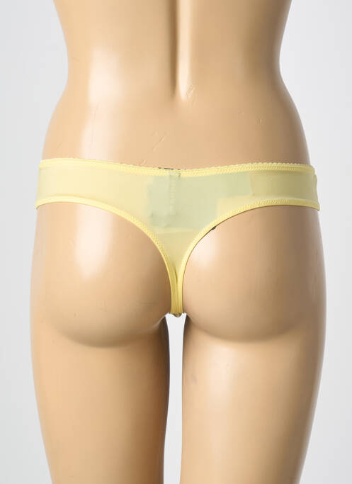 Tanga jaune AMBRA femme