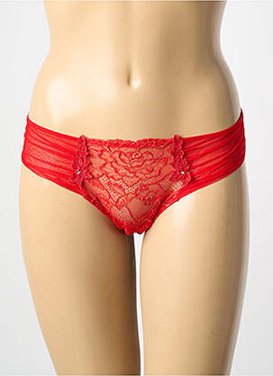 Tanga stretch rouge AMBRA femme