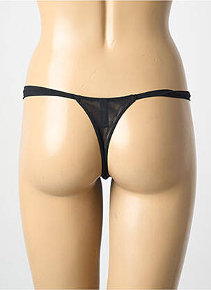 Tanga tissage satiné or AMBRA femme
