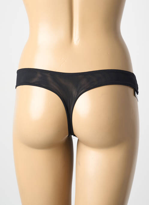 Tanga stretch marron AMBRA femme
