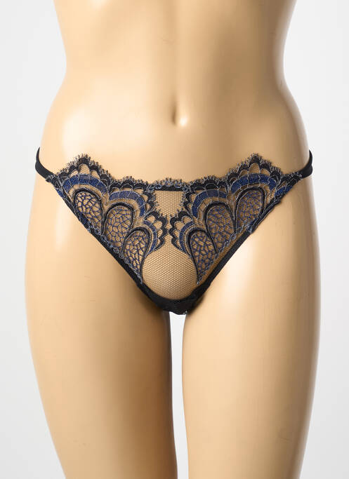 String effet matière satinée bleu AMBRA femme