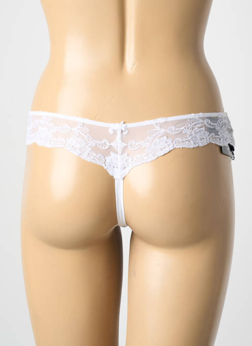 Tanga blanc AMBRA femme