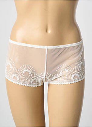Shorty stretch beige LOUISA BRACQ femme