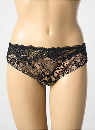 Culotte broderie dentelle de calais beige AMBRA femme