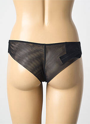 Culotte effet matière satinée noir AMBRA femme