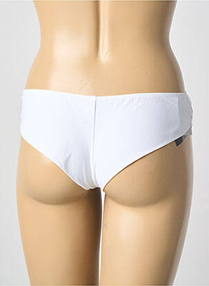 Culotte tissage satiné blanc AMBRA femme