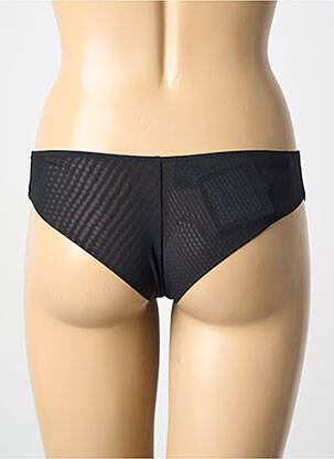 Culotte effet matière satinée noir AMBRA femme