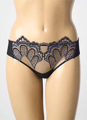 Culotte effet matière satinée bleu AMBRA femme