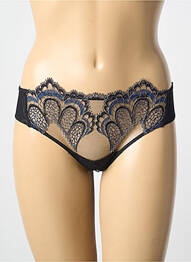 Culotte effet matière satinée bleu AMBRA femme