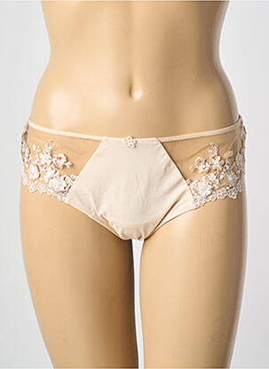 Culotte tissage satiné beige AMBRA femme