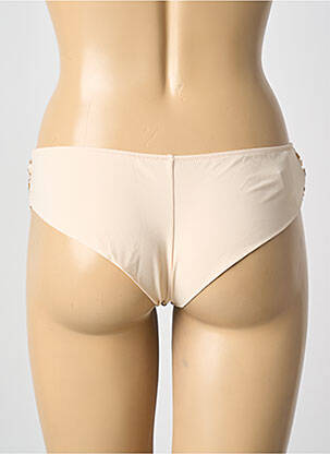 Culotte tissage satiné beige AMBRA femme