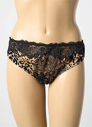Culotte broderie dentelle de calais noir AMBRA femme