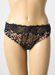 Culotte broderie dentelle de calais noir AMBRA femme